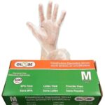 8001 - Polyethylene Gloves Powder Free - Medium / Clear - 1/EACH