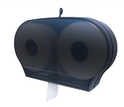 original-152.jpeg JRT8012 - Jumbo Twin Bath Tissue Dispenser, BLK - 1/EA - Image 1