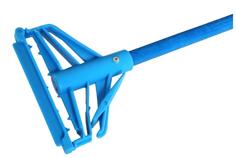 original-67.jpeg 3119 - Fiberglass Mop Handle, Quick Release - 54"L Fiberglass Handle / Blue - 1 Each - Image 1