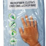 3131B - 240 Gsm Microfiber Cloths - 14"L X 14"W / Blue - 1/pk (10)