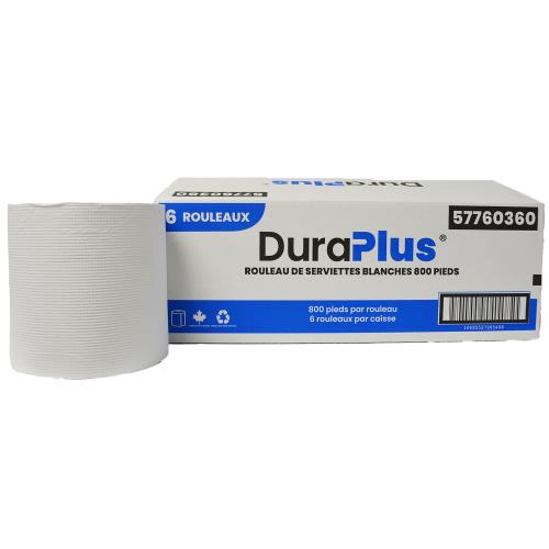 RT800WHT - DP Hardwound Paper Towel, White, 800', 6/cs - 1/CS RT800WHT - DP Hardwound Paper Towel, White, 800', 6/cs - 1/CS - Image 1