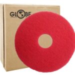 220R-14 - Red Buffing Floor Pads - 14" Dia. Pad, 5 - 1/CS