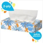 15407621 - Kleenex Facial Tissue Flat Box, 2-Ply, White - 1/CS