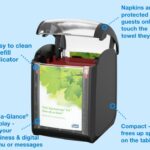 14100862 - Tork Xpressnap Fit® Tabletop Napkin Dispenser Blk - 1/EA