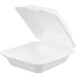 SB-8X8SGRCANE - 8" x 8" Sugarcane Bagasse Container - 1/CS
