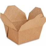 PLB#1 - 26oz, Kraft folding top paper lunch box - 1/CS