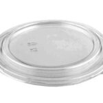 56251DLPP - Dome lid 150mm, clear, for 16,20,26,32oz Rd paper cont. - 1/CS