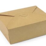 PLB#4 - 96oz, Kraft folding top paper lunch box - 1/CS