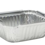 OME-AR45 - 4"x5" rectangle foil container, 500/cs - 1/CS