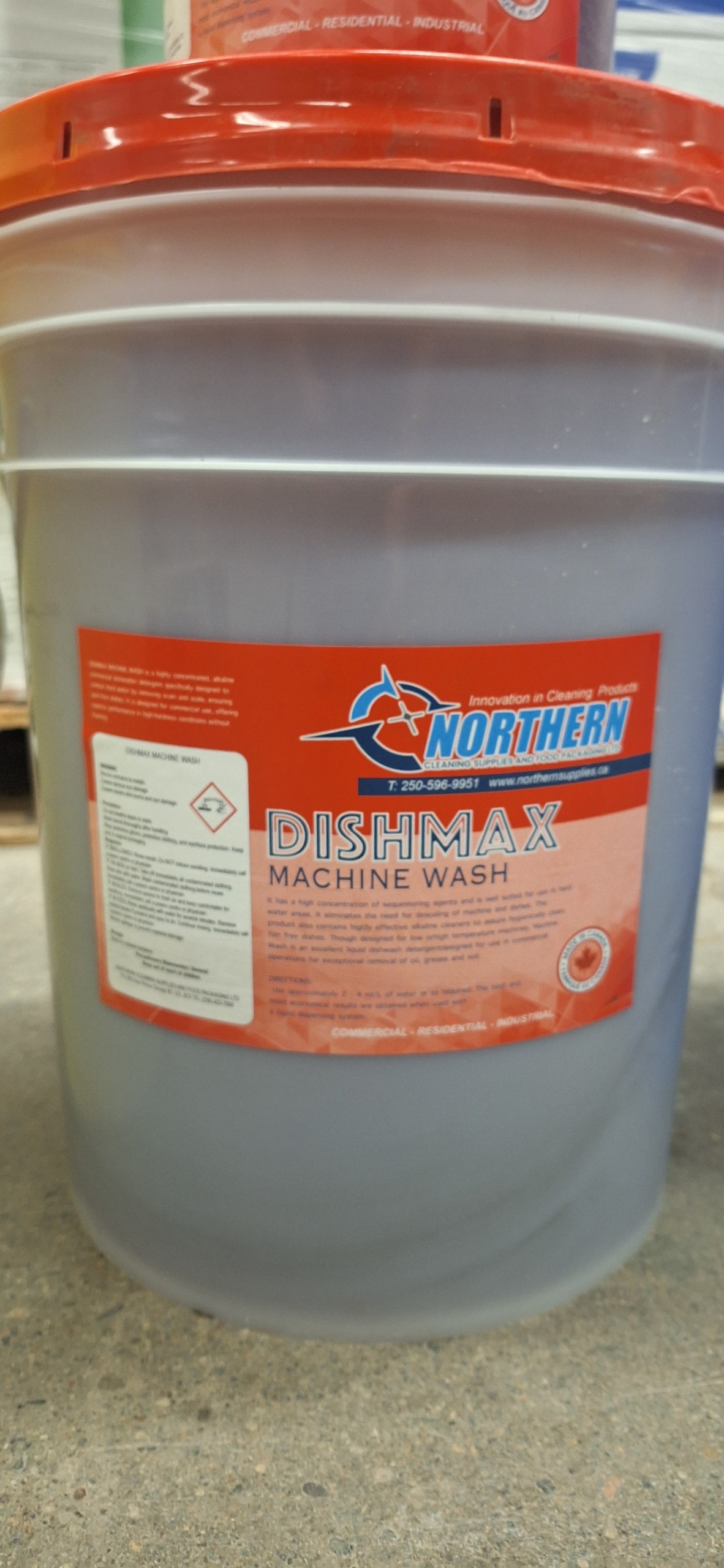 0077 - Dishmax Dishwasher Detergent, 20L - 1/EA 0077 - Dishmax Dishwasher Detergent, 20L - 1/EA - Image 1