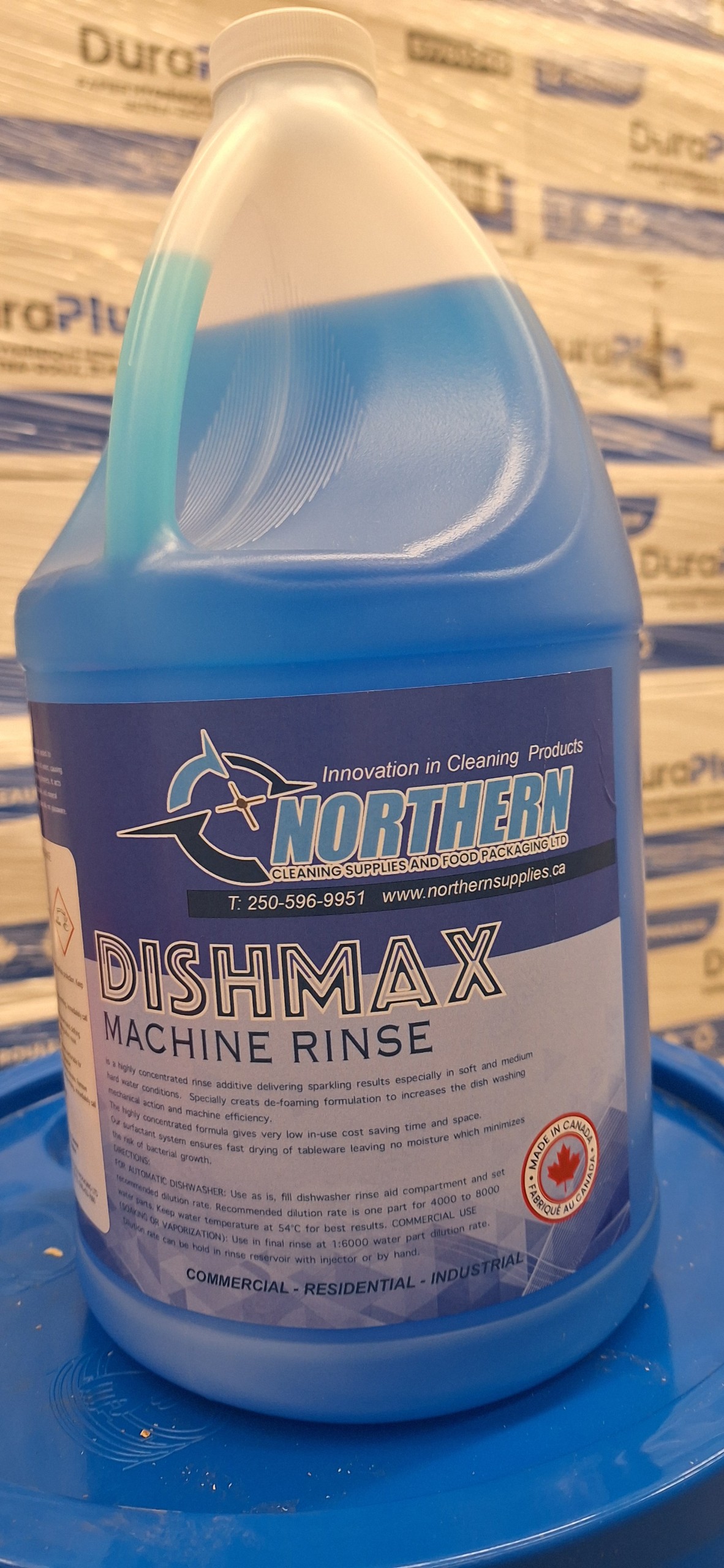 0081-1 - Dishmax Dishwasher, Glassware Rinse Aid, 4L - 1/CS 0081-1 - Dishmax Dishwasher, Glassware Rinse Aid, 4L - 1/CS - Image 1