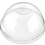 PETD98 - 12-24oz, Clear dome lids with hole, Pet cups, 1000/cs - 1/CS