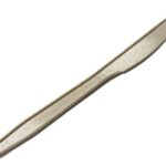 BIOWR02 - Biodegradable paddy fibre Knife, 6", bulk, tan, 1000/CS - 1/CS