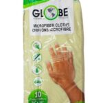 3130Y-16 - Microfibre cloth 240GSM 16" x 16" Yellow - 10/pk